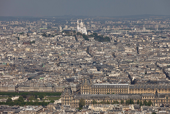 Paris and Sacre Coeur from the Montparnasse Tower