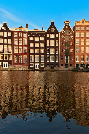 Water Reflection -Amsterdam Buildings