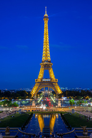 Eiffel Tower at night