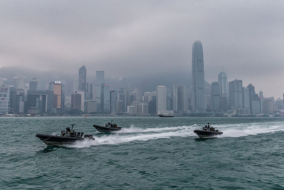 Police Boats - Hong Kong Harbor