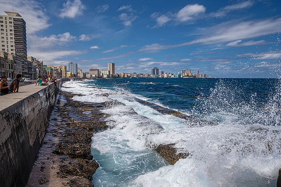 Cuba - Havana's Malecon Seawall