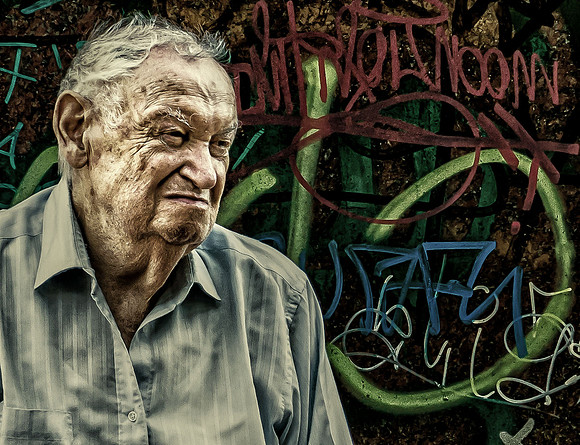 Old Man in the Park - Buenos Aires