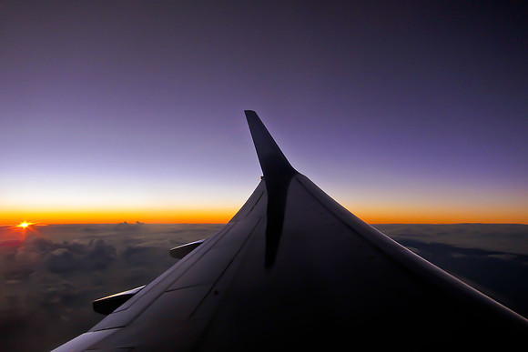Sunset over Brazil