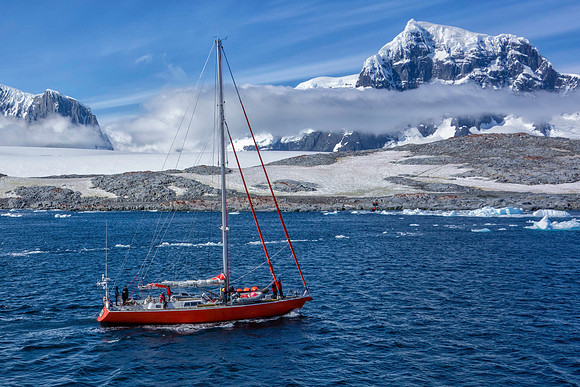 Sailboat in Antarctica 2
