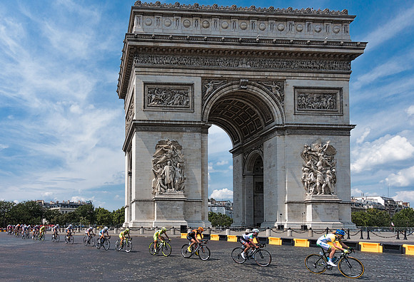 Finish of the Tour de France