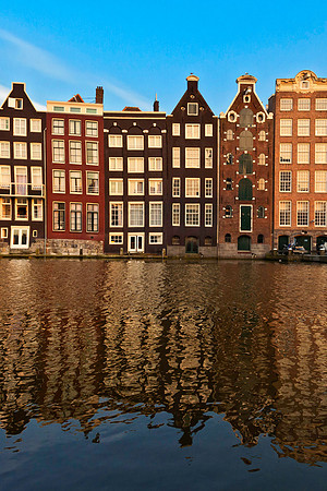 Water Reflection -Amsterdam Buildings